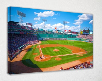 Boston Red Sox - Fenway Park Poster Canvas Wall Art Wall Decor Room Decor, Home Decor, Movie Poster for Gift READY TO HANG