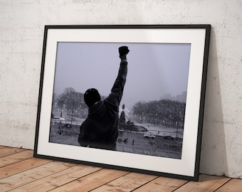 Rocky Balboa Movie, Wall Decor,   Poster Framed Room Decor, Home Decor, Movie Poster for Gift, READY TO HANG