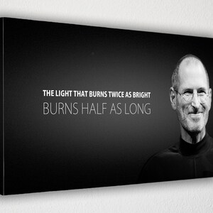 Steve Jobs Poster Wall Art, Canvas Wall Decor, Canvas Print, Kamer Decor, Home Decor, Movie Poster voor Cadeau, KLAAR OM OP TE HANGEN