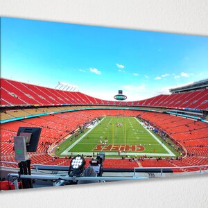 Arrowhead Stadium, Kansas City Chiefs Canvas Poster Wall Decor, Canvas Print, Room Decor, Home Decor, Movie Poster for Gift, READY TO HANG