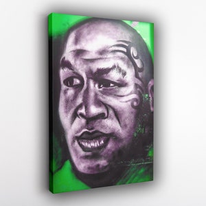 Mike Tyson Poster Canvas Wall Art, Poster, Canvas Wall Decor, Canvas Print, Room Decor, Home Decor, Movie Poster for Gift, READY TO HANG