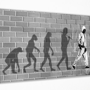 Banksy Wandbild Leinwanddruck Dekor, Leinwanddruck, Raum dekor, Home Decor, FilmPoster für Geschenk, FERTIG ZUM AUFHÄNGEN