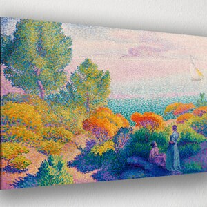 Shore, Mediterranean, Canvas Print, Room Decor, Home Decor, Movie Poster for Gift, READY TO HANG