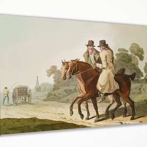 George Walker Illustration of Farmers, Canvas Wall Art Print | Poster Print Decor for Home & Office Decoration I Poster, READY TO HANG