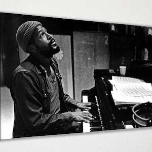 Marvin Gaye Poster Canvas Wall Art Wall Decor Room Decor, Home Decor, Movie Poster for Gift READY TO HANG
