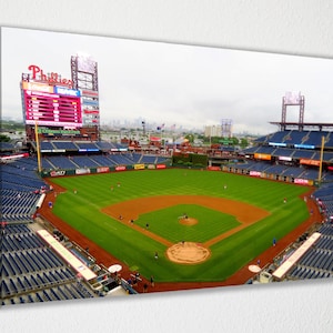 Philadelphia Phillies Citizens Bank Park Stadium Canvas Wall Art, Wall Decor, Room Decor, Home Decor, Movie Poster for Gift READY TO HANG