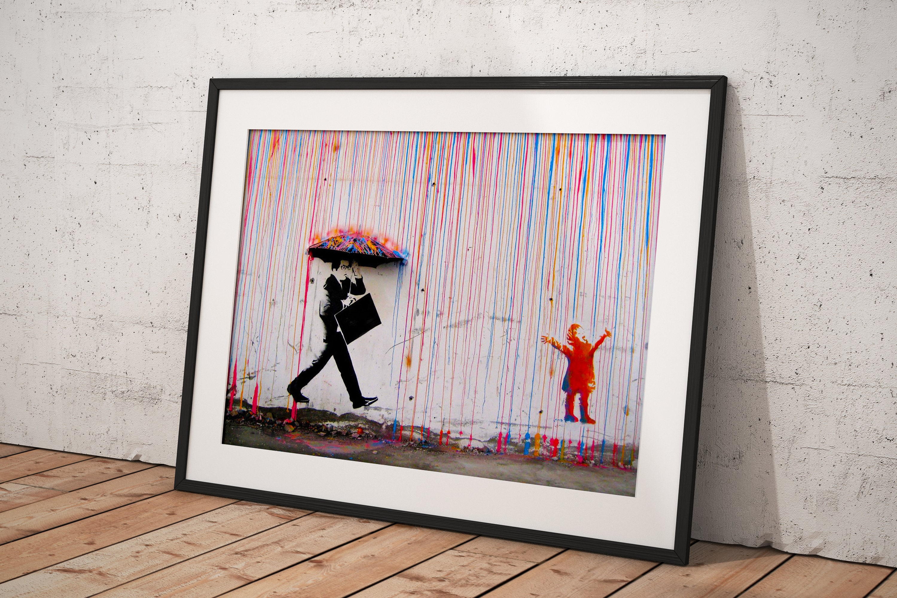 Buy Banksy Wall Art Poster Framed, Wall Art Print, Wall Decor