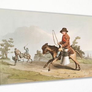 George Walker the Milk Boy, Canvas Wall Art Print | Poster Print Decor for Home & Office Decoration I Poster, READY TO HANG