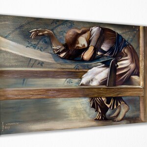 Sir Edward Burne–Jones, Briar Rose Series, Canvas Wall Art Print | Poster Print Decor for Home & Office Decoration I Poster, READY TO HANG