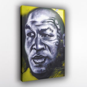 Mike Tyson Art Canvas Wall Art, Poster, Canvas Wall Decor, Canvas Print, Room Decor, Home Decor, Movie Poster for Gift, READY TO HANG