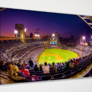 San Diego Padres Petco Park Poster Canvas Wall Art Wall Decor Room Decor, Home Decor, Movie Poster for Gift READY TO HANG