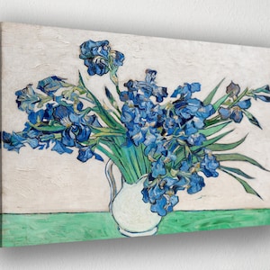Vincent Van Gogh, Irises 1890 Canvas Print, Room Decor, Home Decor, Movie Poster for Gift, READY TO HANG