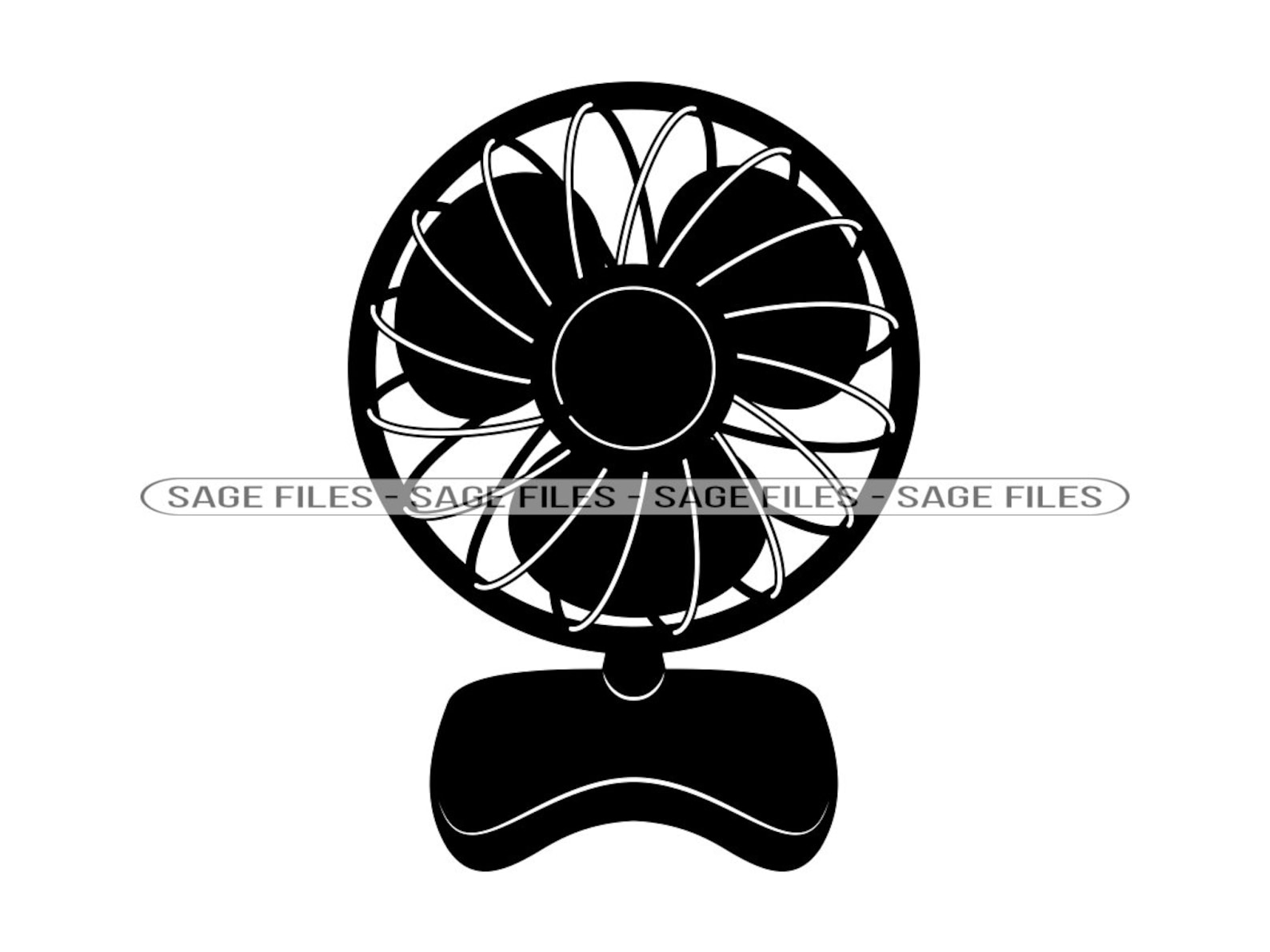 Table Fan SVG Table Fan Clipart Table Fan Files for Cricut Etsy