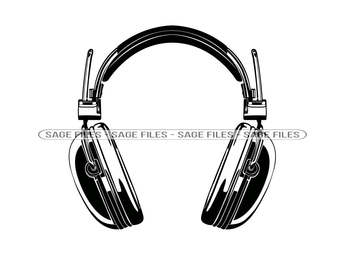 Headphones 4 SVG Headphones SVG Headset Headphones Etsy