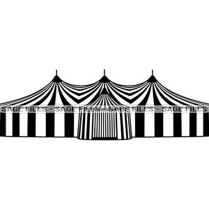 Circus Tent #9 SVG, Circus Tent Svg, Circus Tent Clipart, Circus Tent Files for Cricut, Circus Tent Cut Files For Silhouette, Png, Dxf