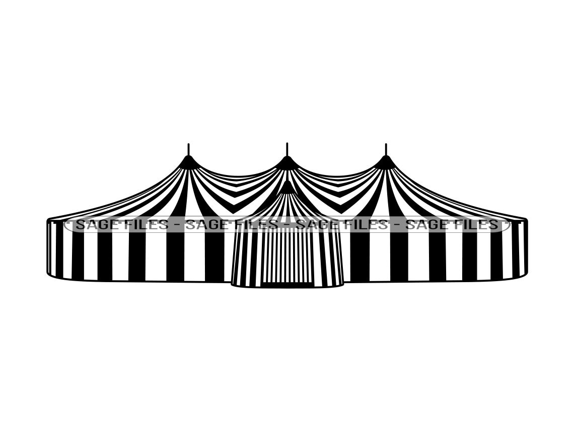 Circus Tent Silhouette