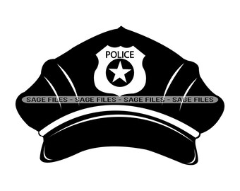 Police Hat Svg - Etsy Australia