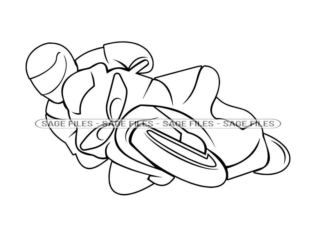 Motorcycle Racing Outline 4 SVG, Motorcycle Racing Clipart, Motorcycle ...