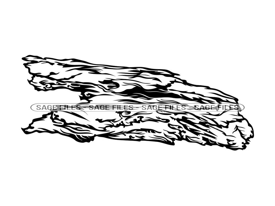 Driftwood #2 SVG, Driftwood SVG, Driftwood Clipart, Driftwood Files for ...
