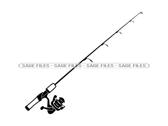 Fishing Rod #4 SVG, Fishing Rod Svg, Fishing Svg, Fishing Clipart, Fishing  Files for Cricut, Fishing Cut Files For Silhouette, Png, Dxf