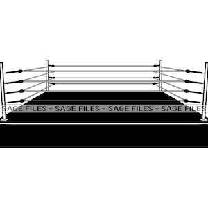 Boxing Ring #2 SVG, Boxing Svg, Boxing Ring Clipart, Boxing Ring Files for Cricut, Boxing Ring Cut Files For Silhouette, Png, Dxf