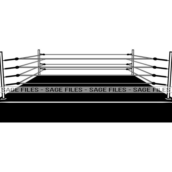 Boxing Ring #2 SVG, Boxing Svg, Boxing Ring Clipart, Boxing Ring Files for Cricut, Boxing Ring Cut Files For Silhouette, Png, Dxf