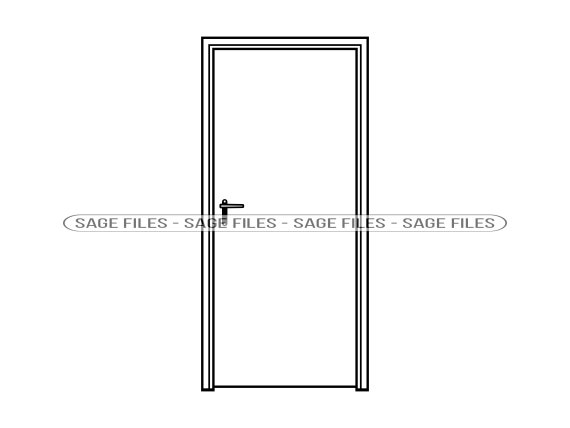 Door SVG Entrance Svg Exit Svg Door Clipart Door Files for - Etsy