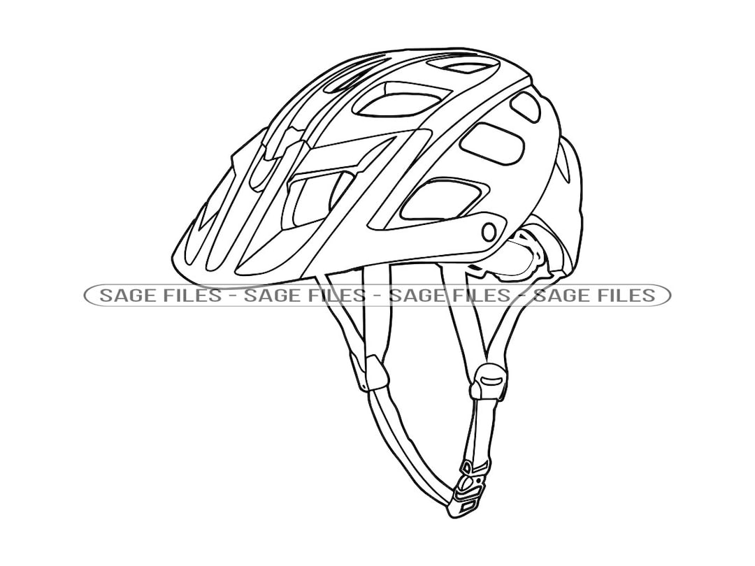 Fahrradhelm Outline SVG Biking Svg Fahrradhelm Clipart - Etsy Schweiz