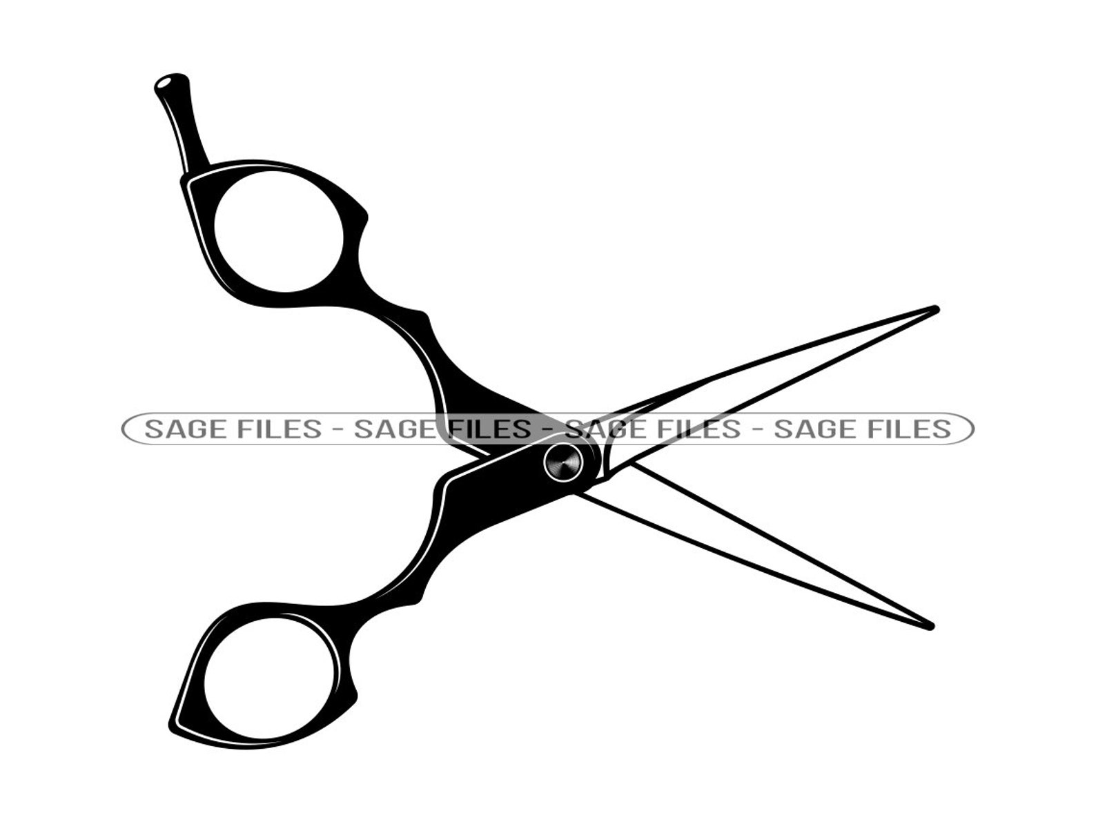 Barber Scissors 4 SVG Barber SVG Barber Scissors Clipart Etsy
