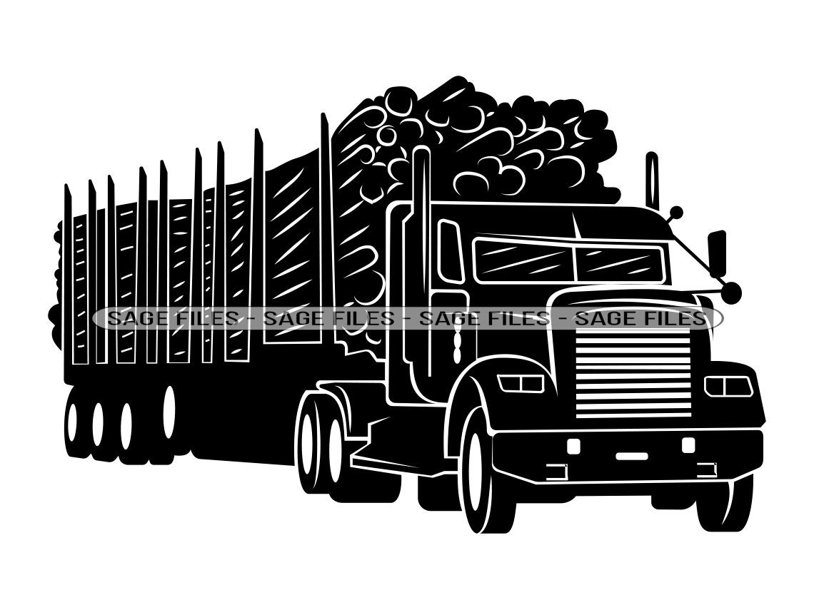 Logging Truck SVG Truck SVG Trucking Svg Logging Svg Truck - Etsy