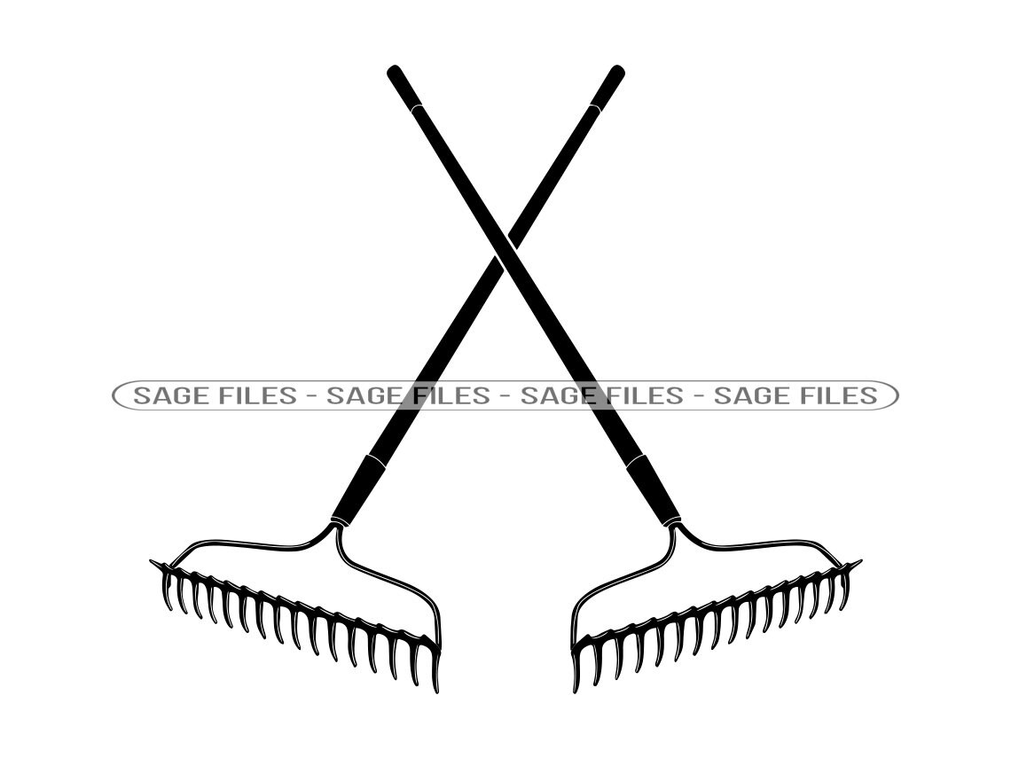 Rake Logo 2 SVG Rake Svg Gardening Svg Landscaping Svg Etsy Ireland