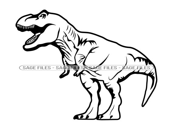 T-rex SVG Trex SVG Dinosaur Svg T-rex Clipart T-rex Files - Etsy
