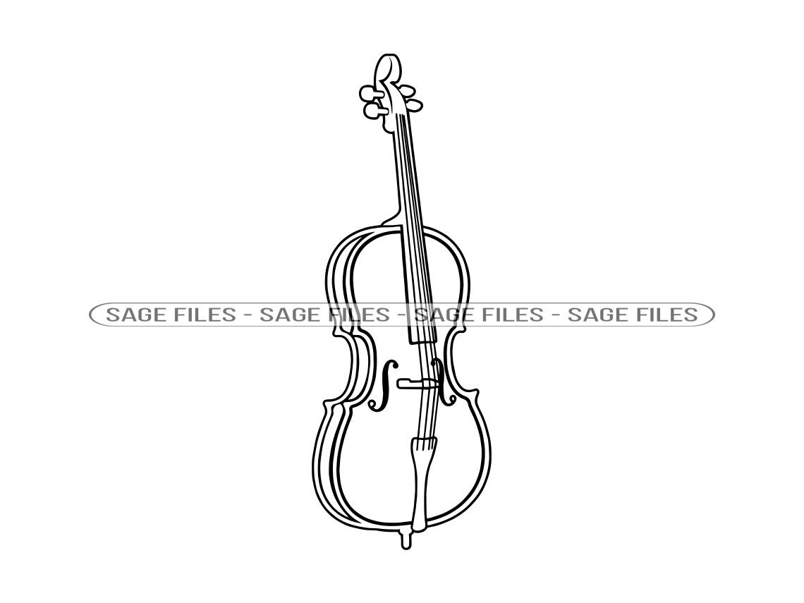 Cello SVG, Cello Clipart, Cello Files for Cricut, Cello Cut Files for
