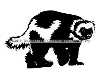 Wolverine #5 SVG, Wolverine SVG, Animais Svg, Arquivos de corte Wolverine, Png, Dxf