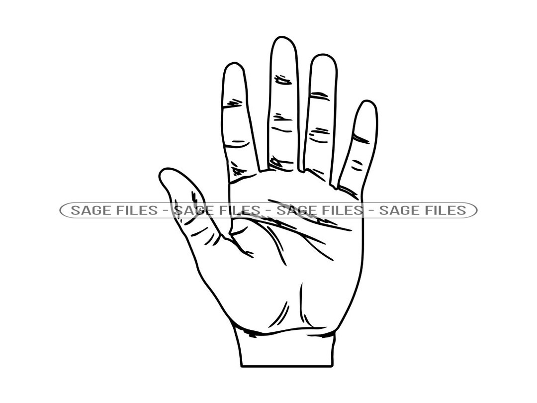 Hand SVG Fingers Svg Hand Clipart Hand Files for Cricut - Etsy Australia