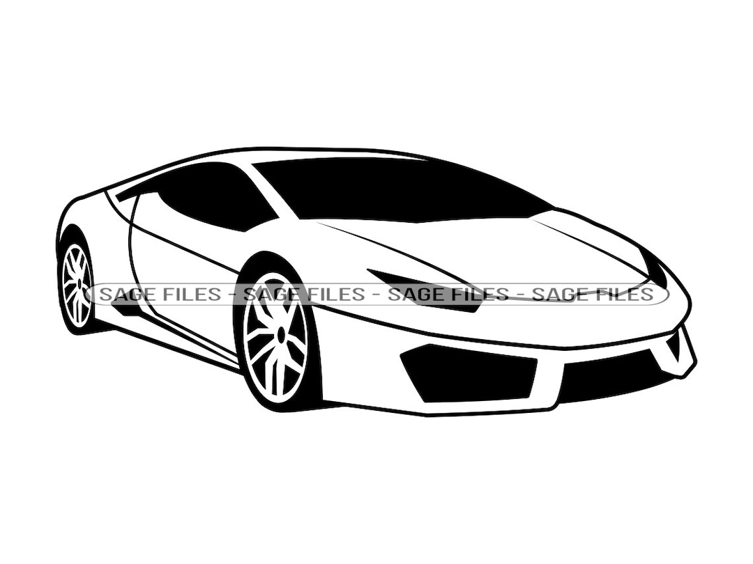Sports Car 5 SVG, Luxury Car Svg, Racing Car Svg, Sports Car Clipart