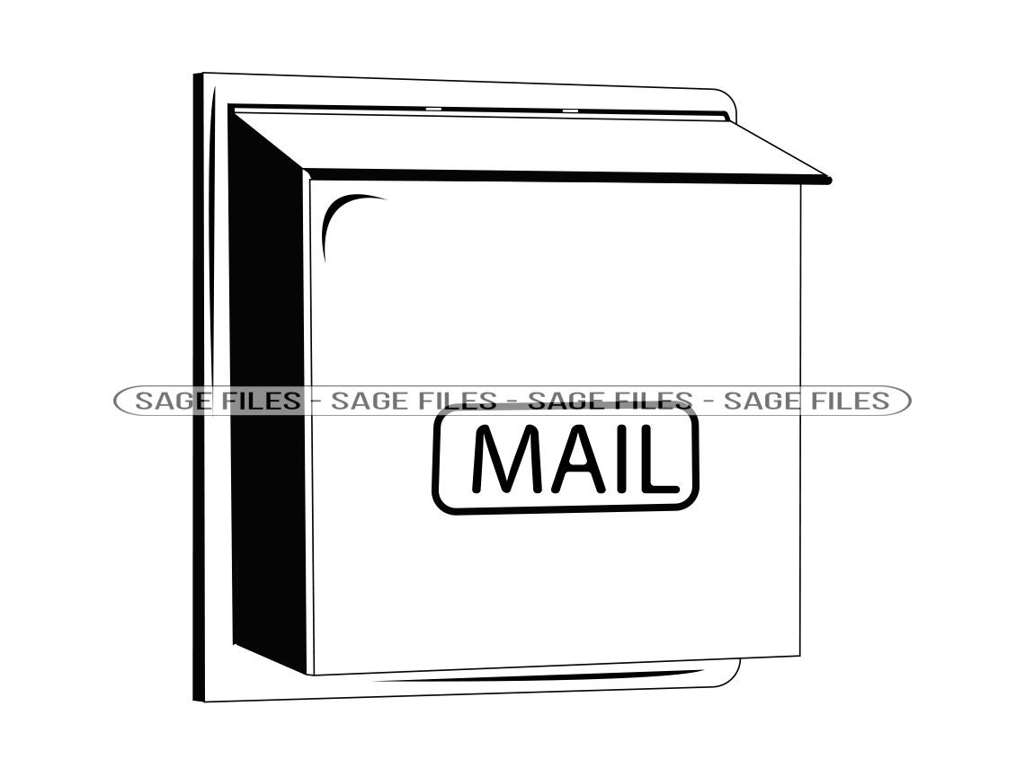 Mailbox 4 SVG Mailbox Svg Mail SVG Mailbox Clipart - Etsy