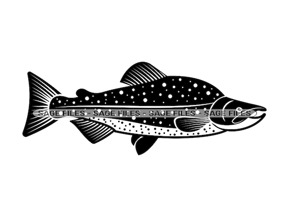 Sockeye Salmon Silhouette