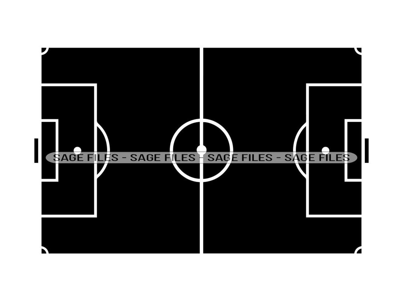 Soccer Field 2 SVG, Soccer Field SVG, Soccer Field Clipart, Soccer