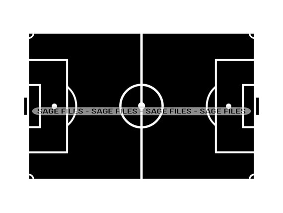 Soccer Field 2 SVG Soccer Field SVG Soccer Field Clipart - Etsy