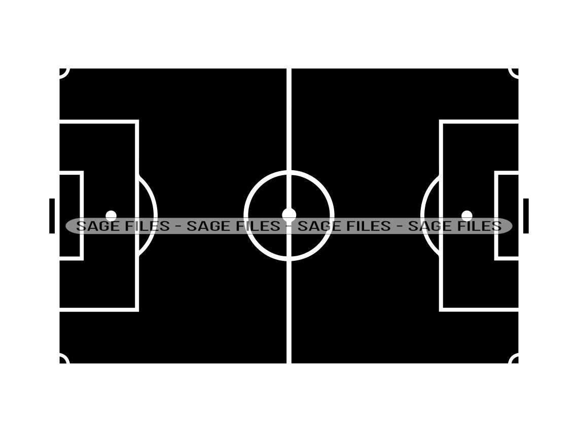 Soccer Field 2 SVG, Soccer Field SVG, Soccer Field Clipart, Soccer