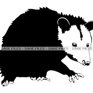 Opossum #5 SVG, Opossum SVG, Opossum PNG, Opossum Design, Opossum Clipart, Opossum Cut Files, Png, Dxf