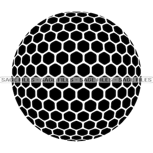 Golf Ball #7 SVG, Golf Ball SVG, Golf Svg, Golf Ball Clipart, Golf Ball Files for Cricut, Golf Ball Cut Files For Silhouette, Png, Dxf