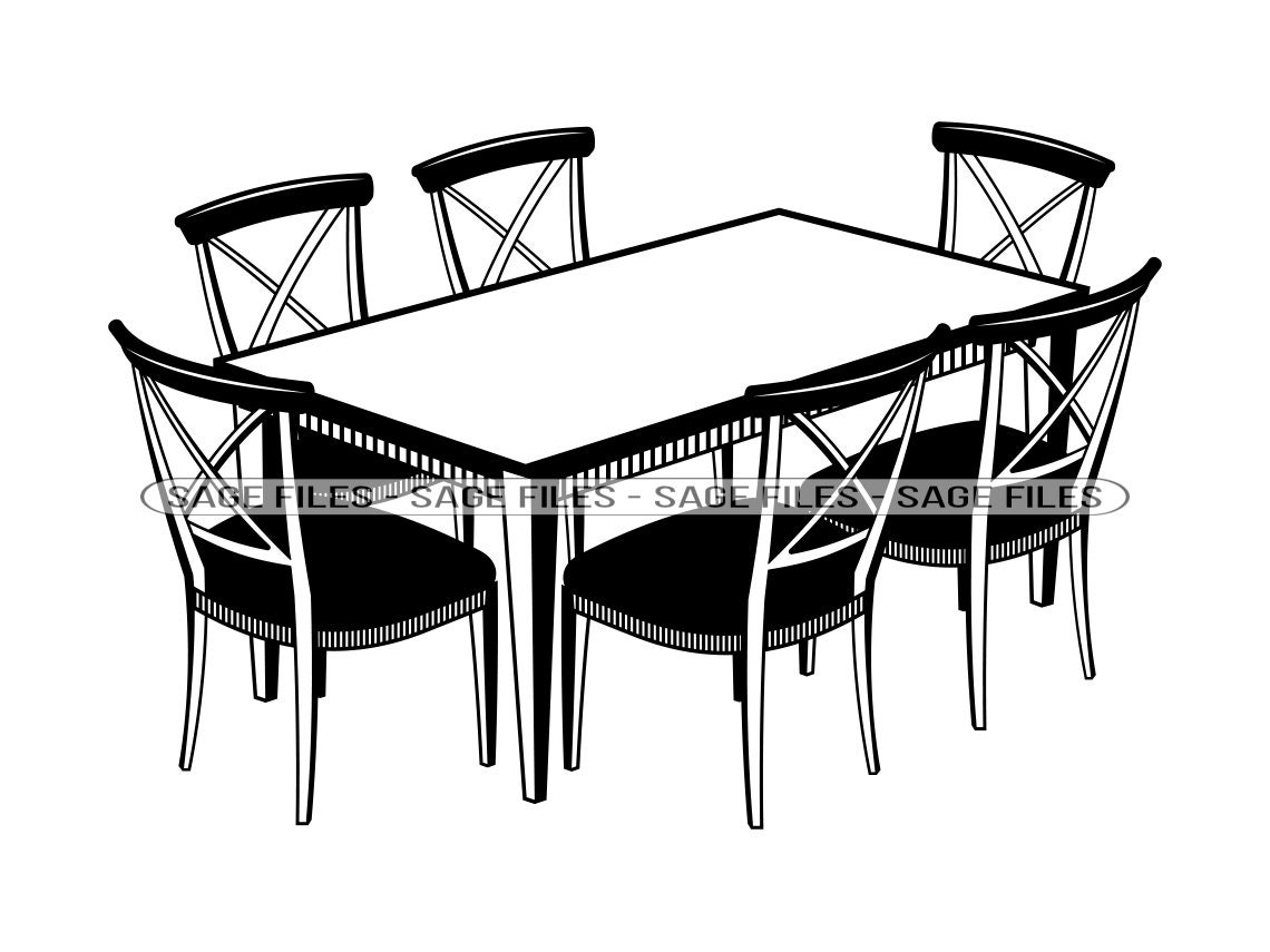 Family Table SVG Dinner Svg Lunch Svg Meal Svg Table Etsy