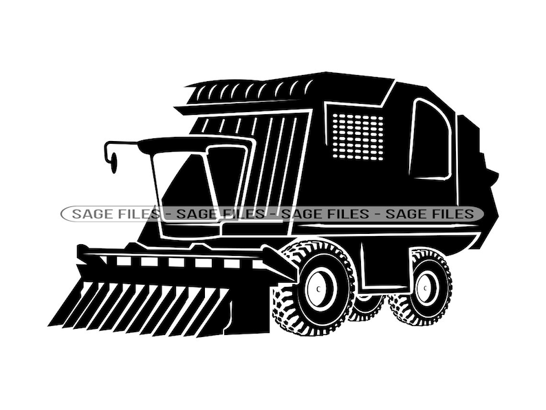 Cotton Picker Svg Heavy Equipment Svg Cotton Picker Svg Etsy