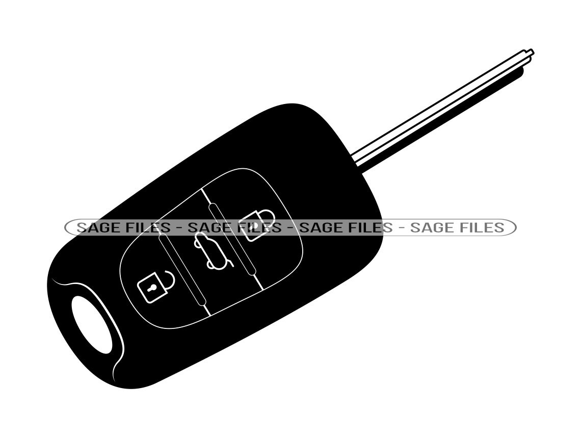 Car Key 3 SVG Car Key Clipart Car Key Files for Cricut Car Etsy
