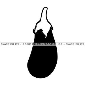 Eggplant SVG, Vegetables Svg, Eggplant Clipart, Eggplant Files for Cricut, Eggplant Cut Files For Silhouette, Png, Dxf