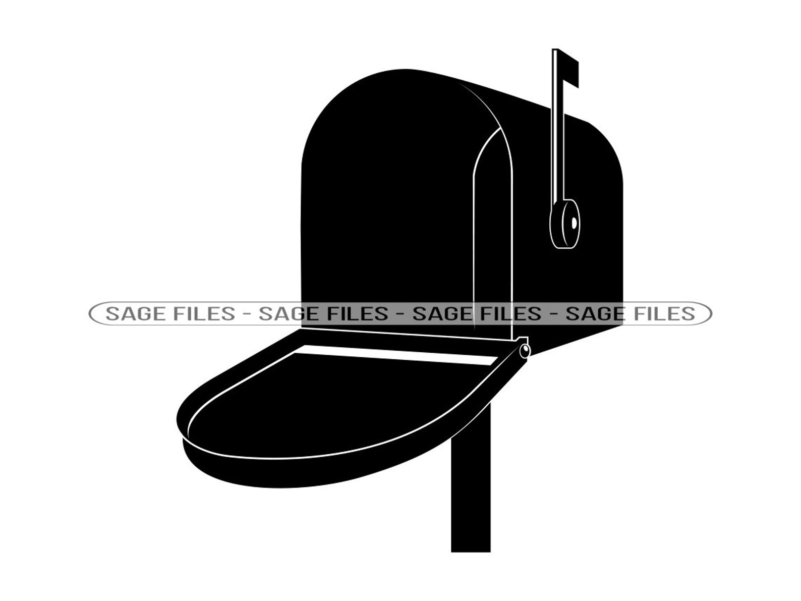 Mailbox 6 SVG, Mailbox Svg, Mail SVG, Mailbox Clipart, Mailbox Files ...
