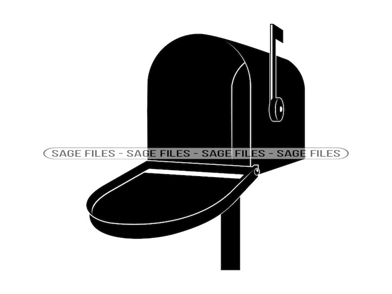 Mailbox 6 SVG, Mailbox Svg, Mail SVG, Mailbox Clipart, Mailbox Files ...