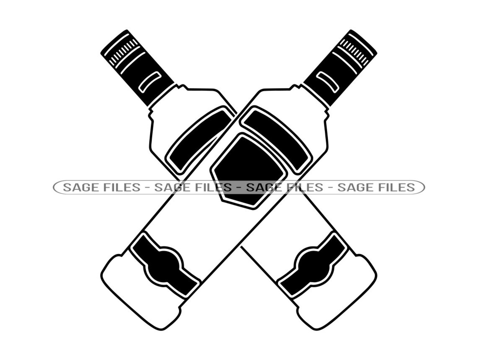 Alcohol Bottle Logo SVG Bottle Svg Vodka Svg Alcohol Bottle Etsy